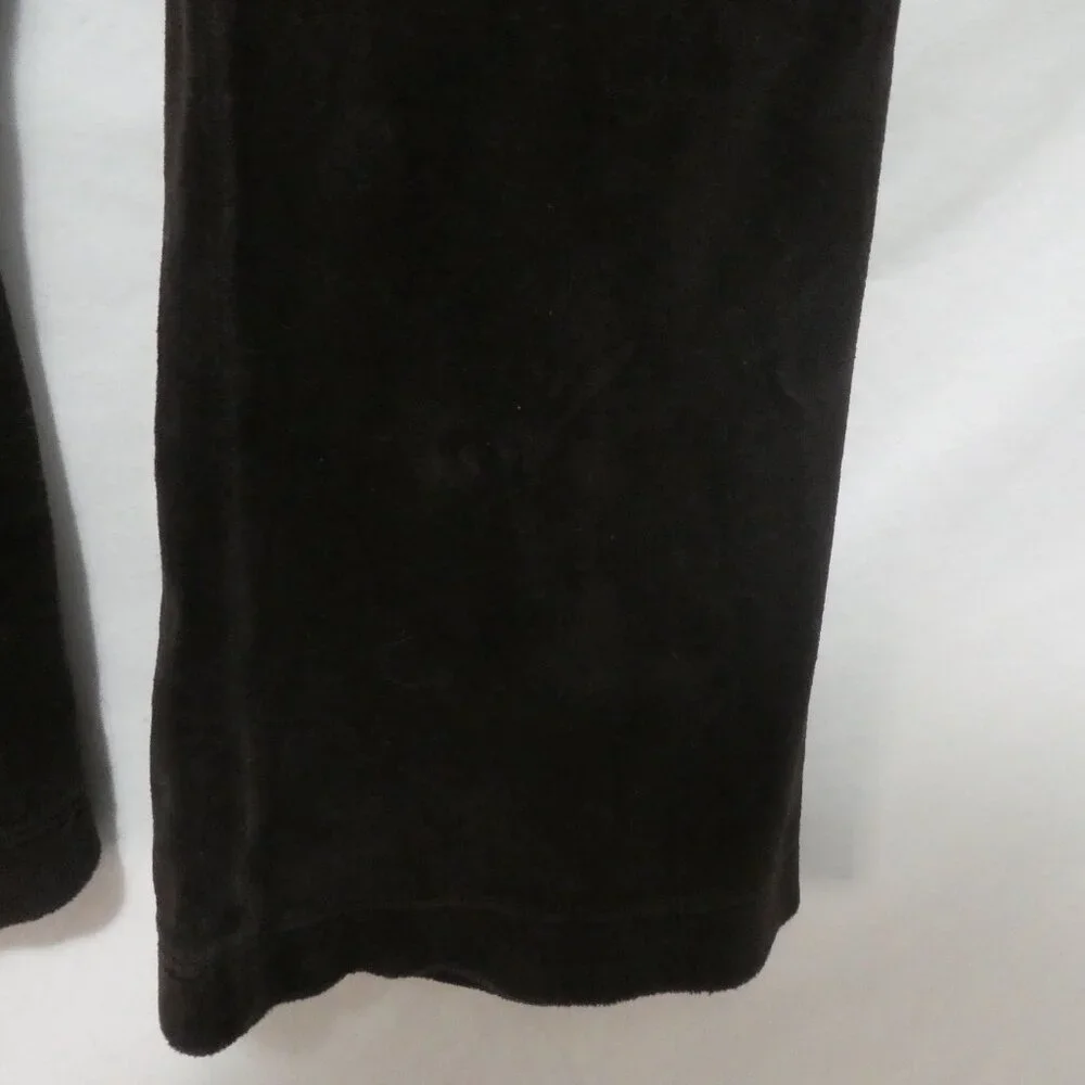 JUICY COUTURE | size 7 | Brown Soft Velour Gold Viva La Juicy Pants - Picture 16 of 16